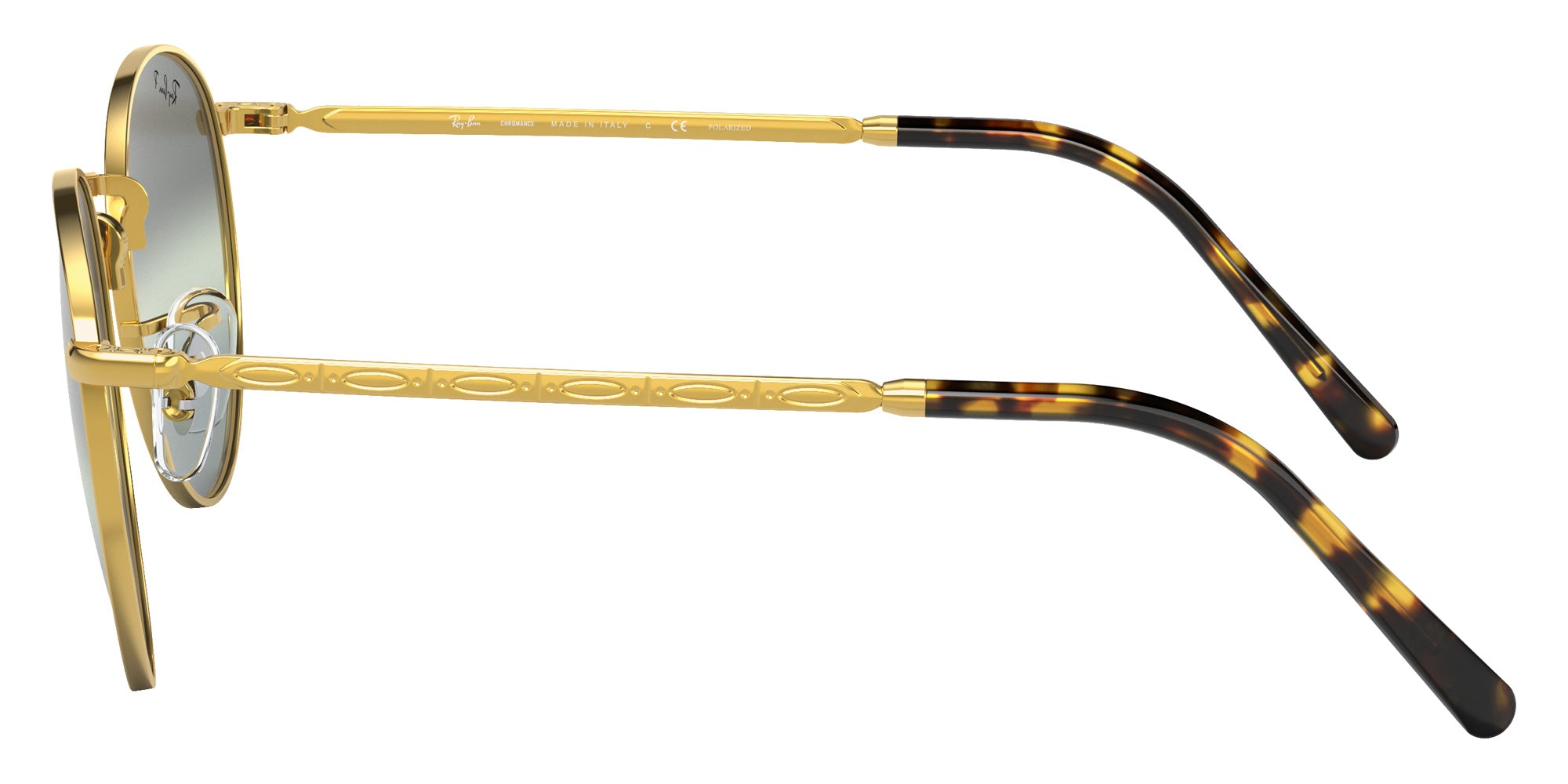 Ray-Ban RB3637 New Round 9196G4 50 - Gold / Silver/Green Mirrored Polarized #id:rb36379196g4_s:108110