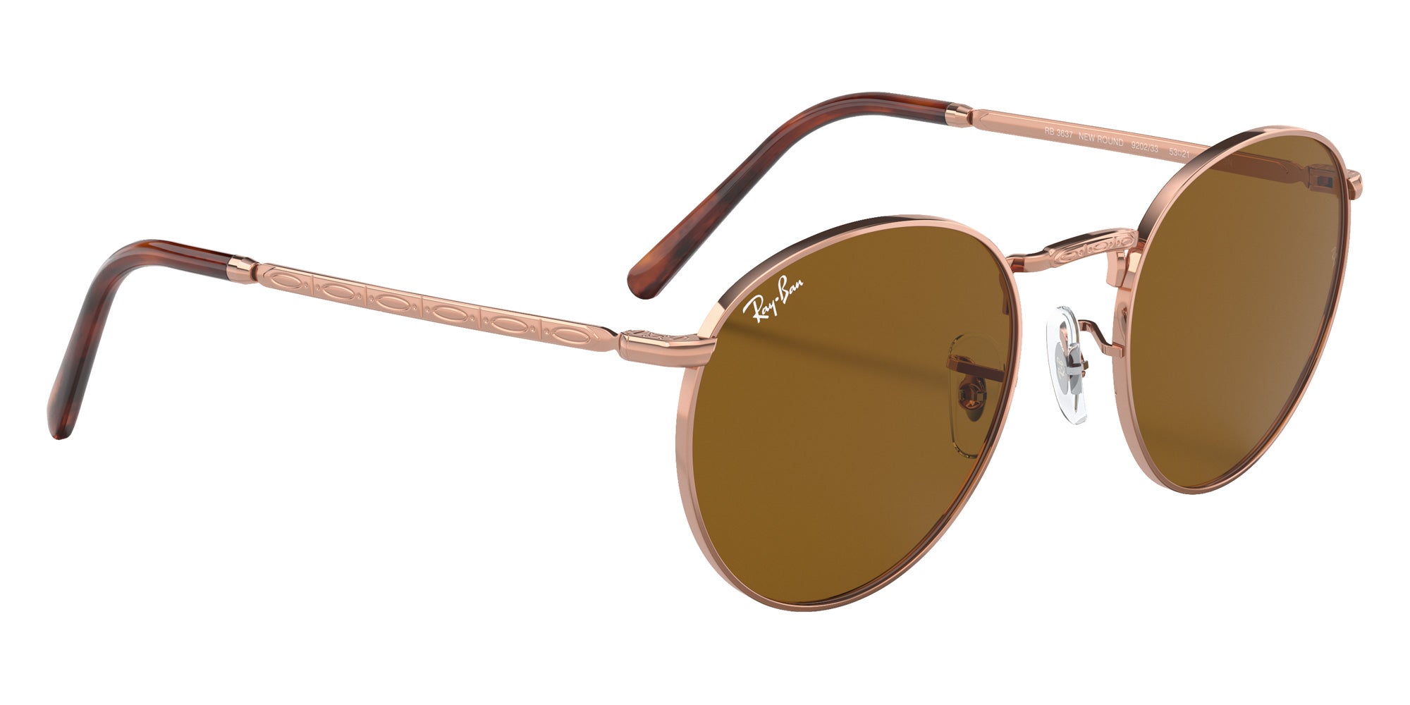 Ray-Ban RB3637 New Round 920233 53 - Rose Gold #id:rb3637920233_s:106120