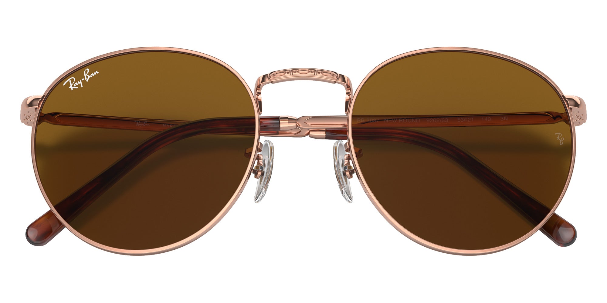 Ray-Ban RB3637 New Round 920233 53 - Rose Gold #id:rb3637920233_s:106125