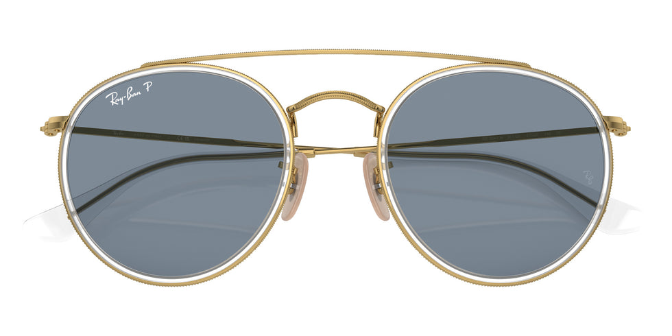 Ray-Ban RB3647N Round Double Bridge 001/02 51 - Arista Gold #id:rb3647n00102_s:100125