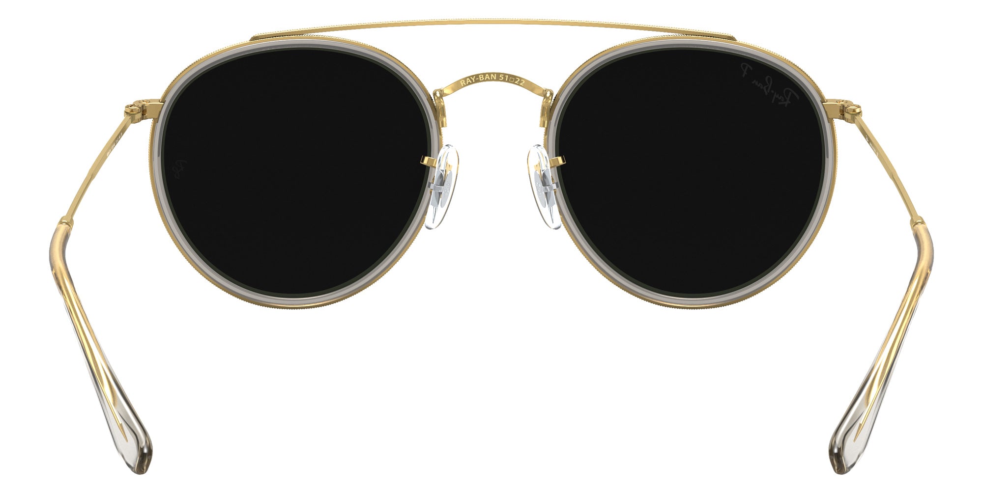 Ray-Ban RB3647N Round Double Bridge 921048 51 - Gold #id:rb3647n921048_s:104115