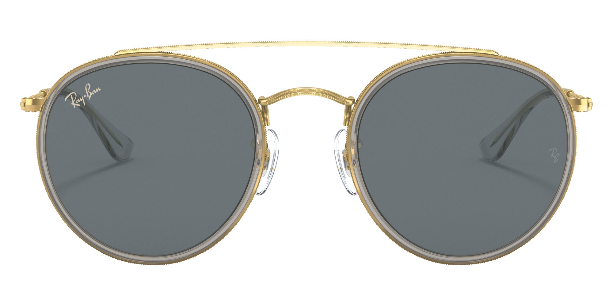 Ray-Ban RB3647N Round Double Bridge Legend Gold 9210R5 51 - Gold #id:rb3647n9210r5_s:100100