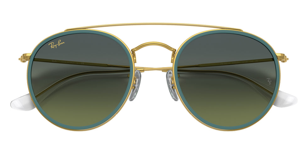 Ray-Ban RB3647N Round Double Bridge 9235BH 51 - Gold #id:rb3647n9235bh_s:106125