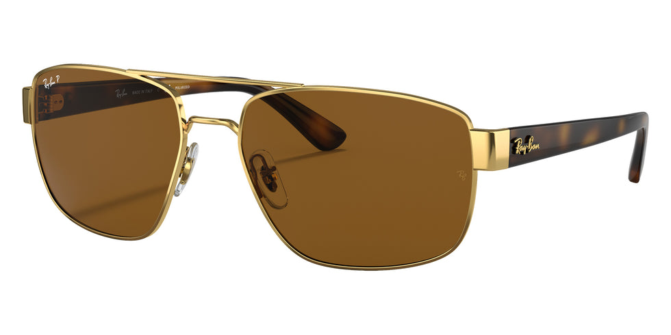 Ray-Ban RB3663 001/57 60 - Arista Gold / B-15 Brown Polarized #id:rb366300157_s:102105