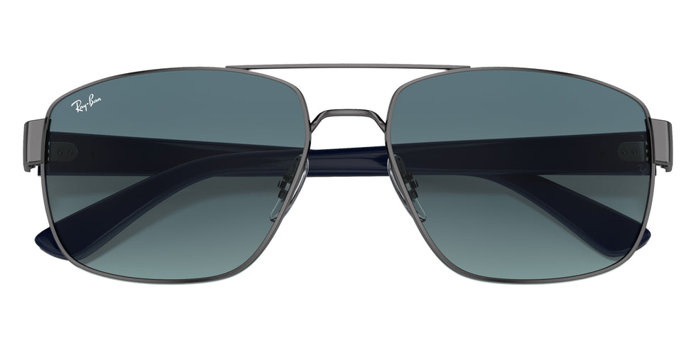 Ray-Ban RB3663 004/3M 60 - Gunmetal / Blue Gradient Gray #id:rb36630043m_s:104125