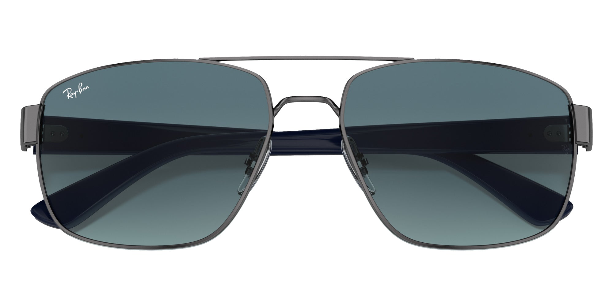Ray-Ban RB3663 004/3M 60 - Gunmetal / Blue Gradient Gray #id:rb36630043m_s:104125