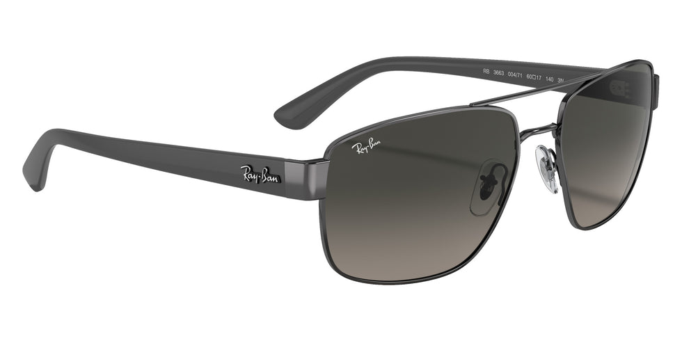 Ray-Ban RB3663 004/71 60 - Gunmetal / Gray Gradient #id:rb366300471_s:106120