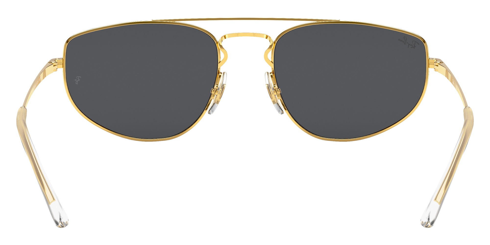 Ray-Ban RB3668 905487 55 - Black On Gold / Dark Gray #id:rb3668905487_s:100115