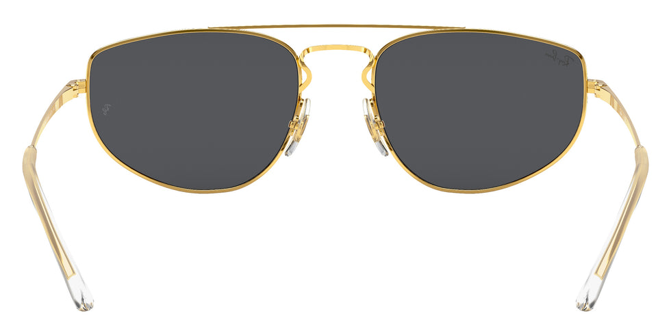 Ray-Ban RB3668 905487 55 - Black On Gold / Dark Gray #id:rb3668905487_s:100115