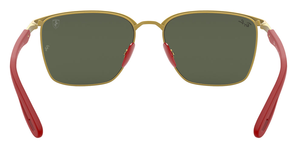 Ray-Ban RB3673M Scuderia Ferrari F06171 56 - Black on Gold / Green Classic #id:rb3673mf06171_s:100115