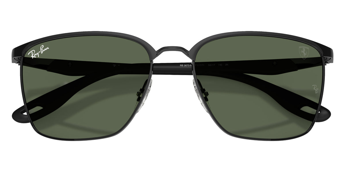 Ray-Ban RB3673M Scuderia Ferrari Collection F11771 56 - Black / Green #id:rb3673mf11771_s:100125