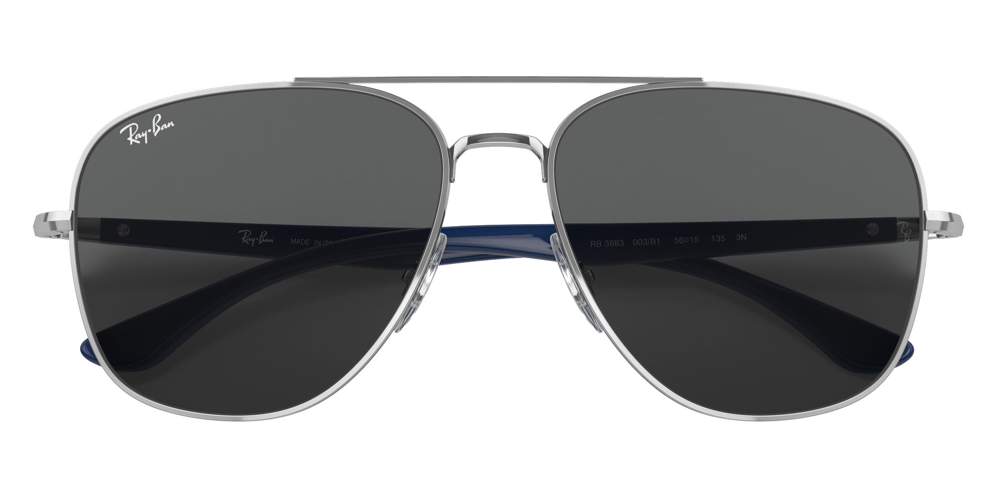 Ray-Ban RB3683 003/B1 59 - Silver / Dark Gray #id:rb3683003b1_s:102125