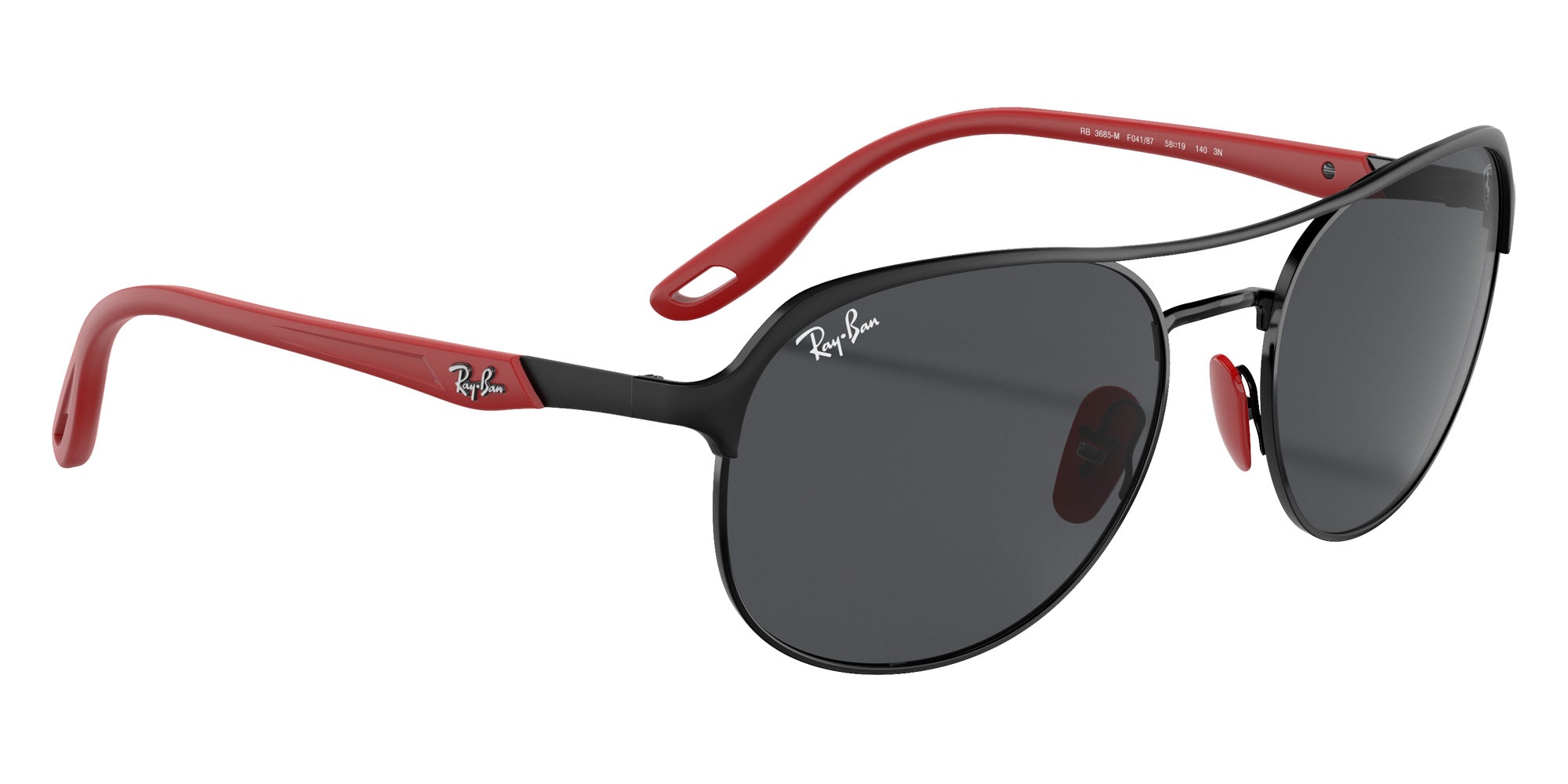 Ray-Ban RB3685M Scuderia Ferrari Collection F04187 58 - Black #id:rb3685mf04187_s:100120