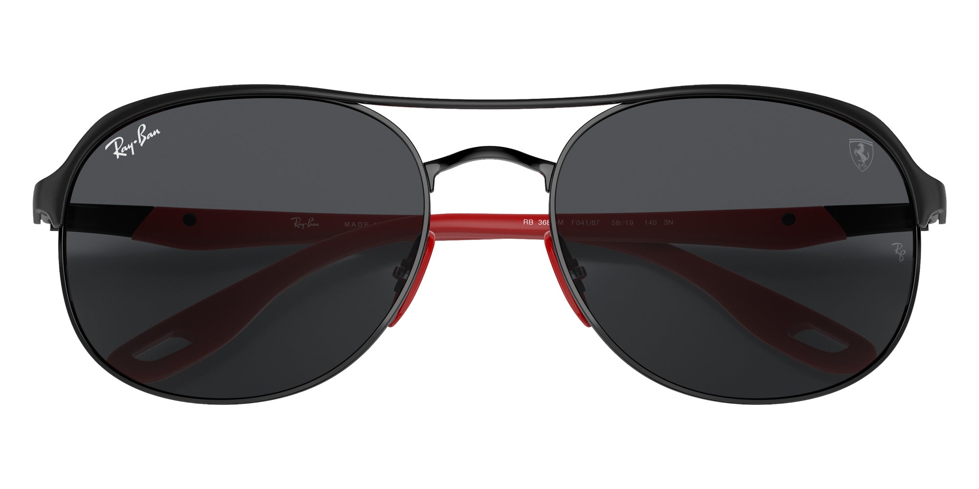 Ray-Ban RB3685M Scuderia Ferrari Collection F04187 58 - Black #id:rb3685mf04187_s:100125