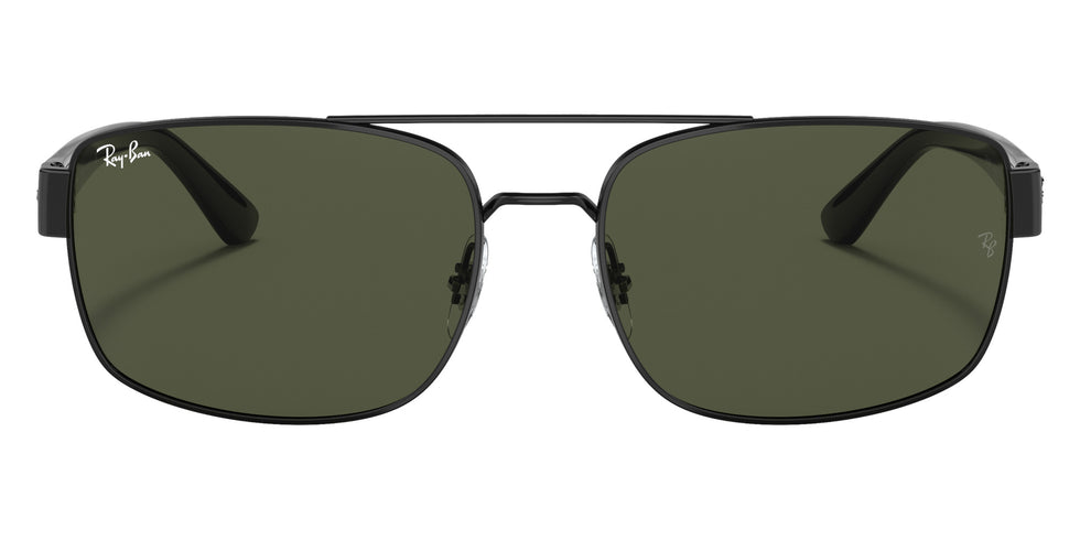 Ray-Ban RB3687 002/31 61 - Black / Green #id:rb368700231_s:100100