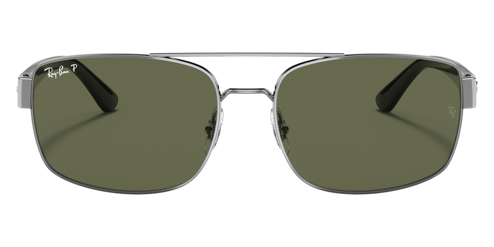 Ray-Ban RB3687 004/58 61 - Gunmetal / Green Polarized #id:rb368700458_s:102100