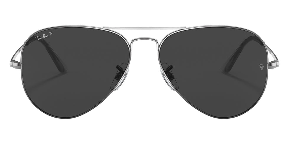 Ray-Ban RB3689 Aviator Metal II 004/48 55 - Gunmetal / Black Polarized #id:rb368900448_s:100100