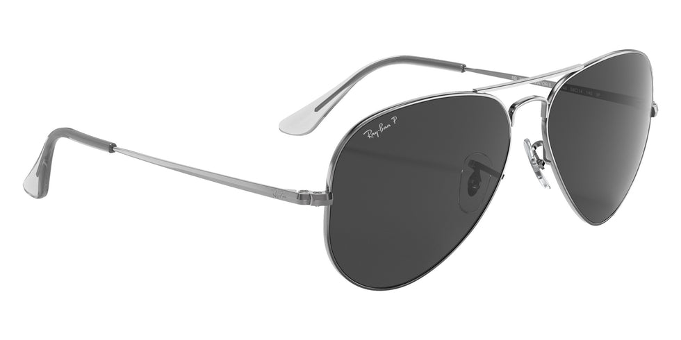 Ray-Ban RB3689 Aviator Metal II 004/48 55 - Gunmetal / Black Polarized #id:rb368900448_s:100120