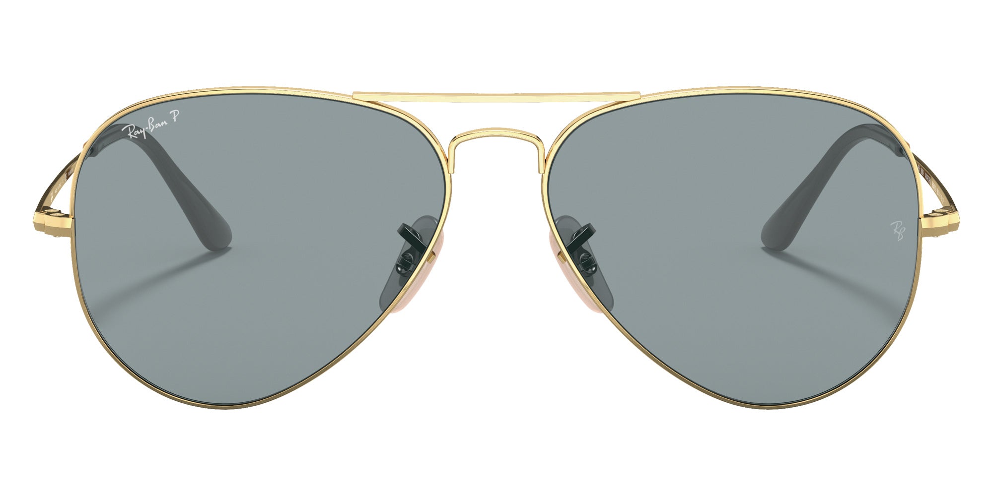 Ray-Ban RB3689 Aviator Metal II 9064S2 62 - Arista Gold / Light Blue Polarized #id:rb36899064s2_s:102100