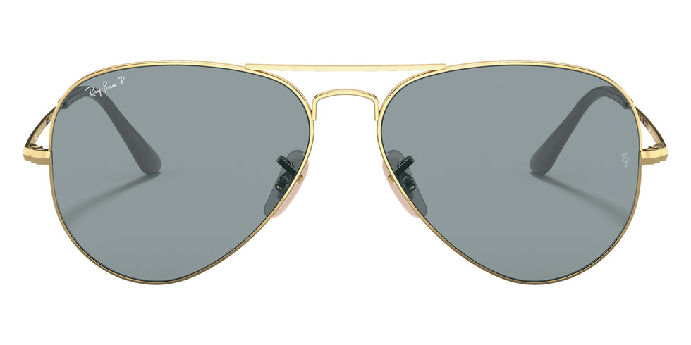 Ray-Ban RB3689 Aviator Metal II 9064S2 62 - Arista Gold / Light Blue Polarized #id:rb36899064s2_s:102100