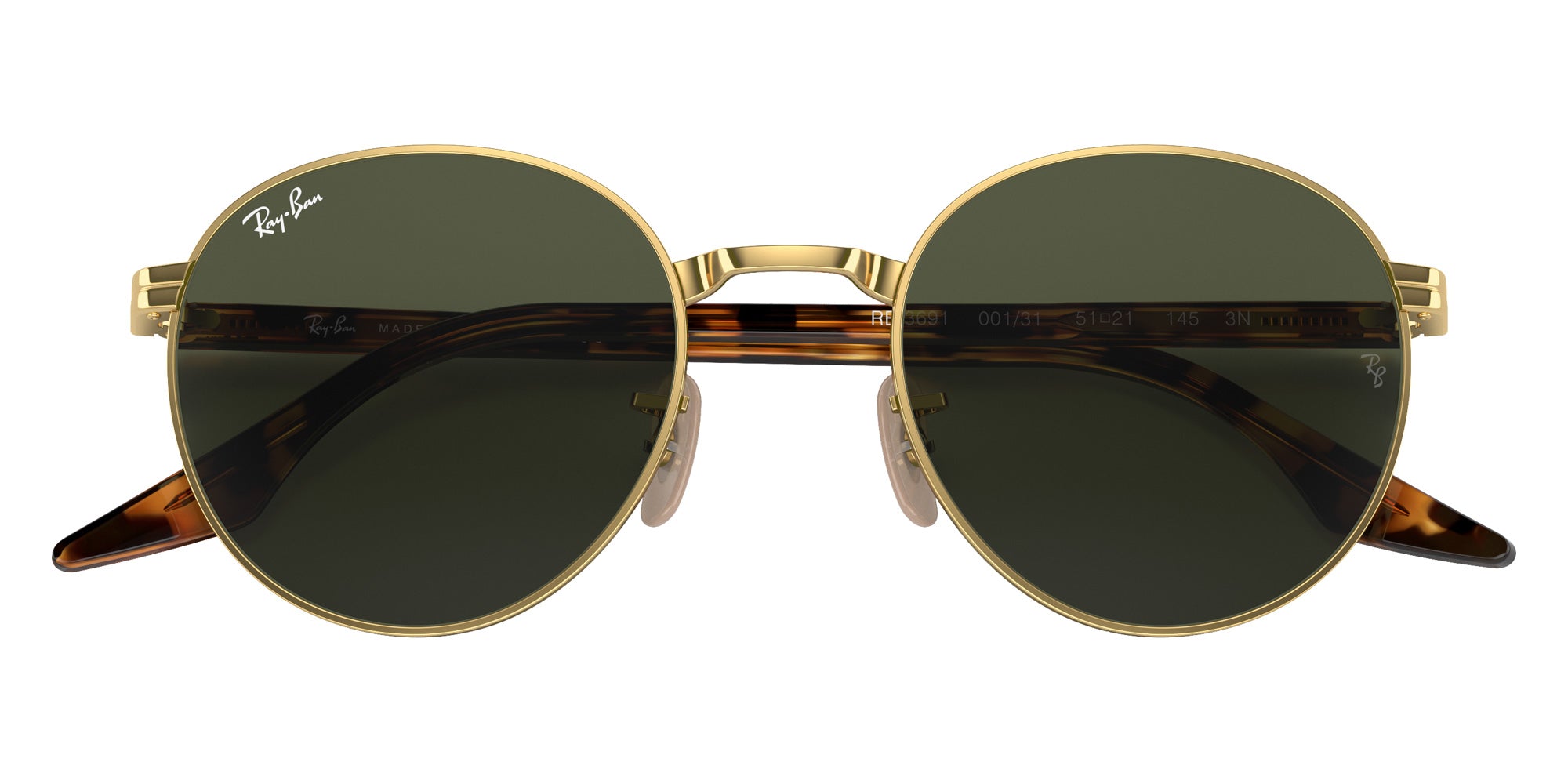 Ray-Ban RB3691 001/31 51 - Arista Gold #id:rb369100131_s:100125