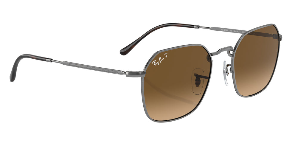 Ray-Ban RB3694 Jim 004/M2 53 - Gunmetal / Brown Polarized #id:rb3694004m2_s:100120