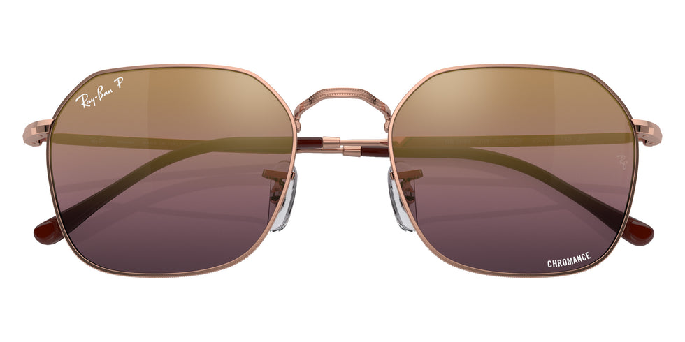 Ray-Ban RB3694 Jim 9202G9 53 - Rose Gold / Gold/Red Mirrored Polarized #id:rb36949202g9_s:102120