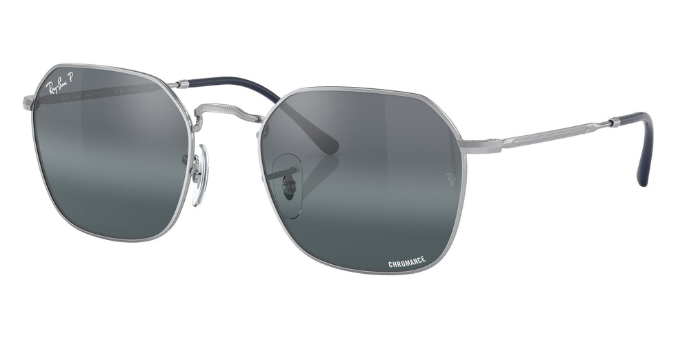 Ray-Ban RB3694 Jim 9242G6 53 - Silver / Silver/Blue Mirrored Polarized #id:rb36949242g6_s:106105
