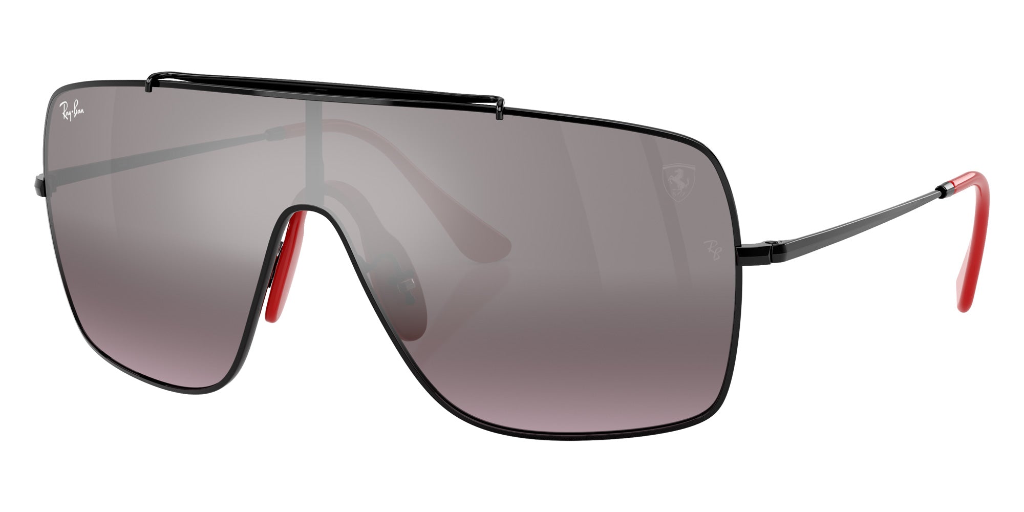 Ray-Ban RB3697M Scuderia Ferrari F009Y3 135 - Black / Violet Mirrored Gradient Silver #id:rb3697mf009y3_s:100105