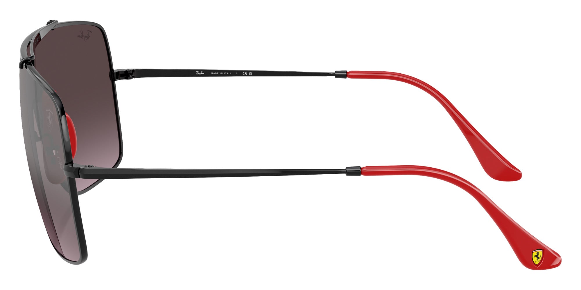 Ray-Ban RB3697M Scuderia Ferrari F009Y3 135 - Black / Violet Mirrored Gradient Silver #id:rb3697mf009y3_s:100110