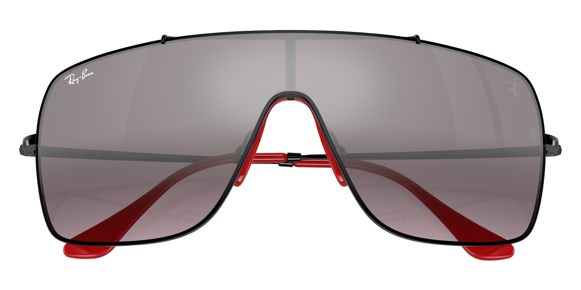 Ray-Ban RB3697M Scuderia Ferrari F009Y3 135 - Black / Violet Mirrored Gradient Silver #id:rb3697mf009y3_s:100125