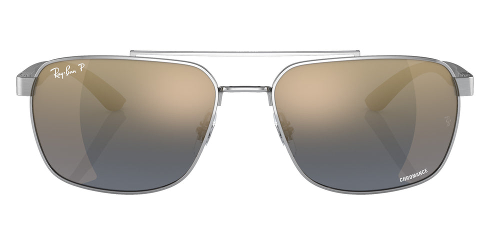Ray-Ban RB3701 003/J0 59 - Silver / Blue/Gold Mirrored Polarized #id:rb3701003j0_s:100100
