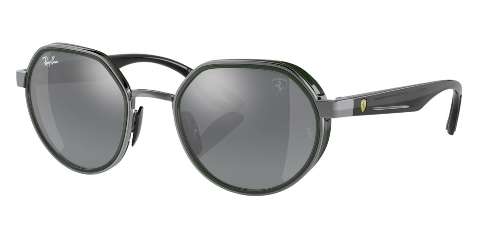 Ray-Ban RB3703M Scuderia Ferrari F0786G 51 - Gunmetal / Gray Mirrored Silver Gradient #id:rb3703mf0786g_s:104105