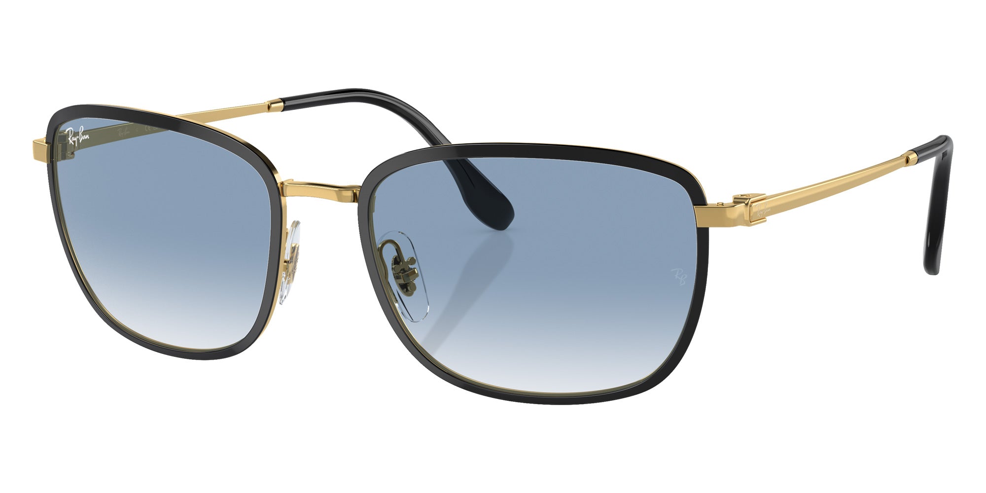 Ray-Ban RB3705 90003F 57 - Black on Gold #id:rb370590003f_s:102105