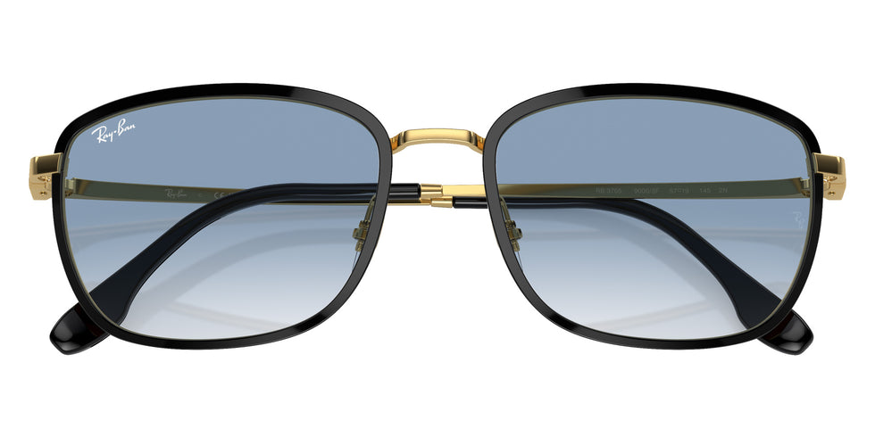Ray-Ban RB3705 90003F 57 - Black on Gold #id:rb370590003f_s:102125