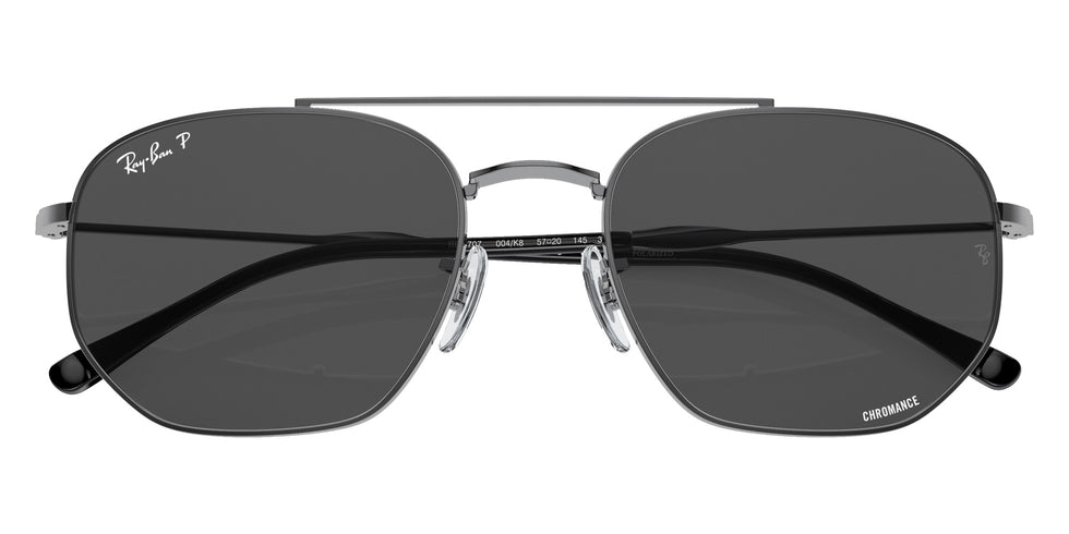 Ray-Ban RB3707 004/K8 54 - Gunmetal / Gray Polarized #id:rb3707004k8_s:102125