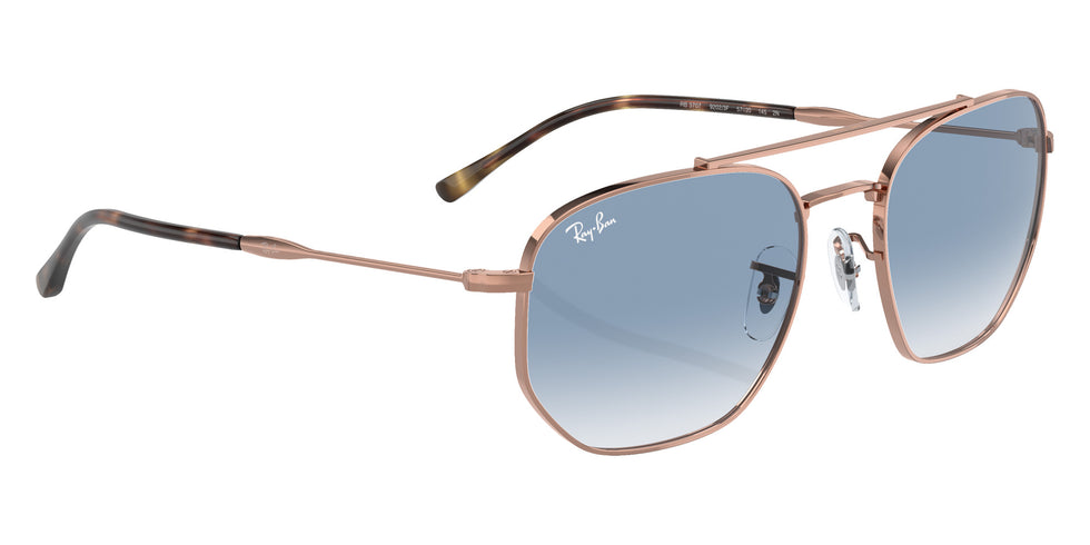 Ray-Ban RB3707 92023F 57 - Rose Gold / Blue #id:rb370792023f_s:104120