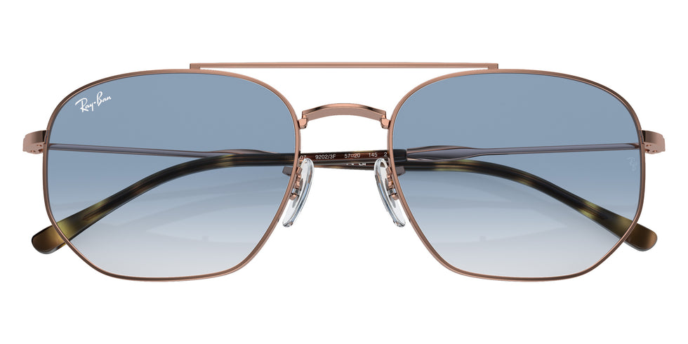 Ray-Ban RB3707 92023F 57 - Rose Gold / Blue #id:rb370792023f_s:104125