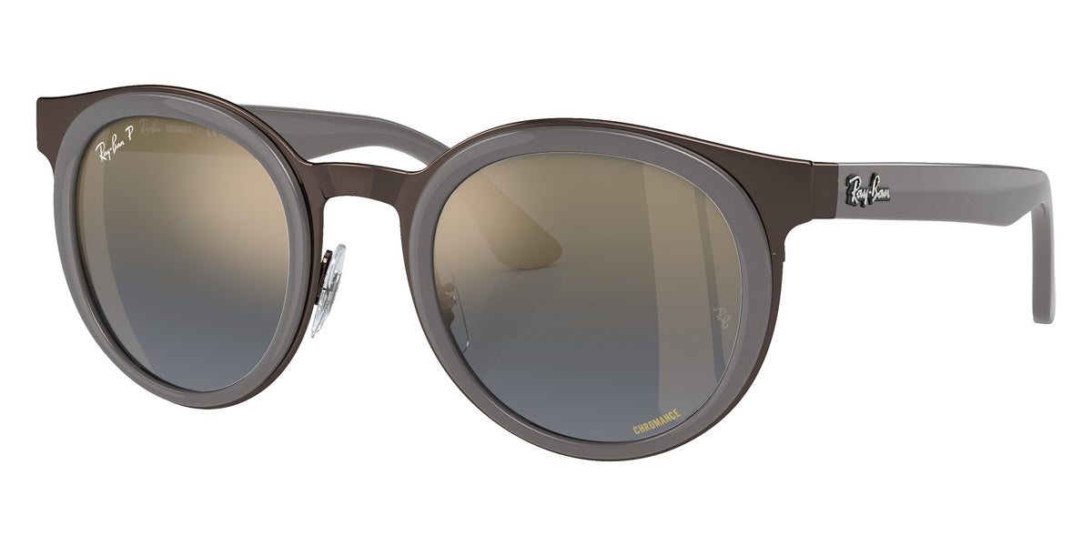 Ray-Ban RB3710 Bonnie 9260J0 50 - Gray on Copper / Gray & Blue Polarized+ Mirrored #id:rb37109260j0_s:104105