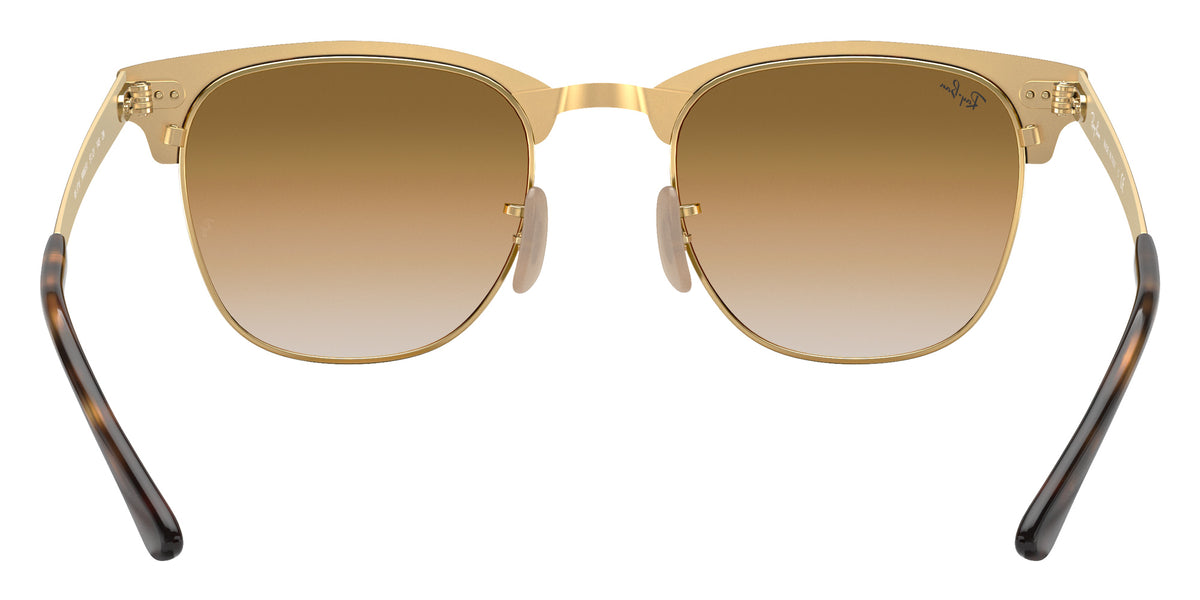 Ray-Ban RB3716 Clubmaster Metal 900851 51 - Havana on Gold / Light Brown Gradient #id:rb3716900851_s:100115