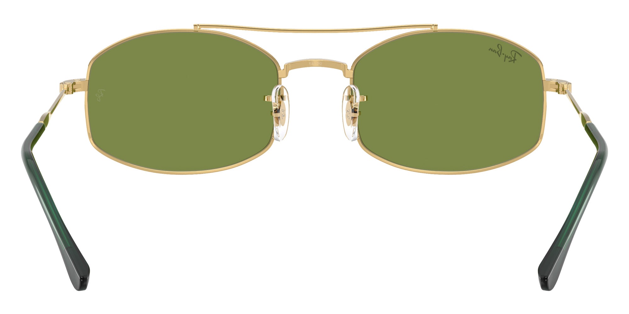Ray-Ban RB3719 001/4E 54 - Arista Gold / Green #id:rb37190014e_s:100115