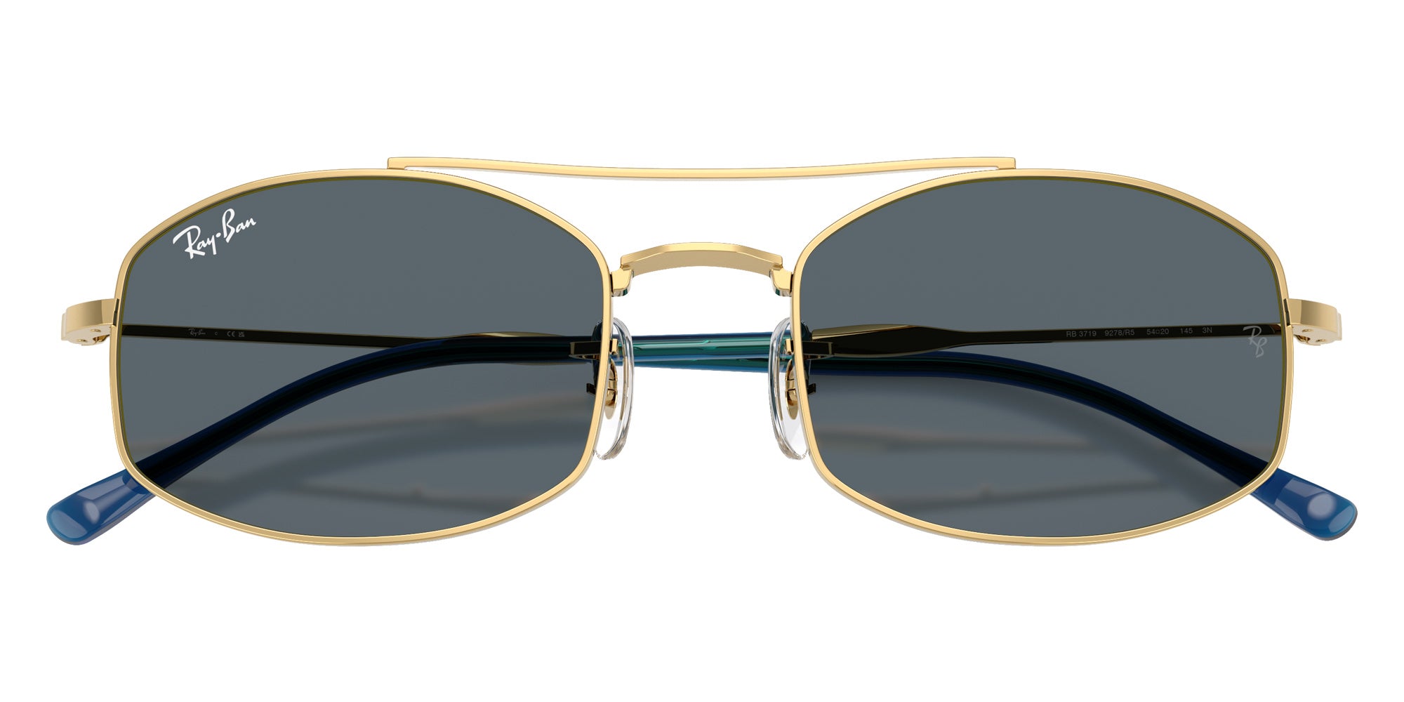 Ray-Ban RB3719 9278R5 54 - Arista Gold / Blue #id:rb37199278r5_s:106125