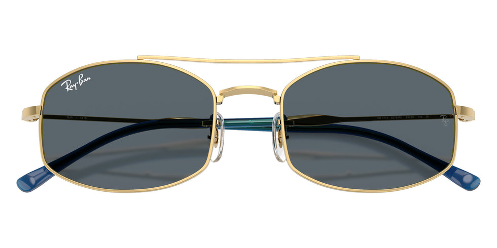 Ray-Ban RB3719 9278R5 54 - Arista Gold / Blue #id:rb37199278r5_s:106125