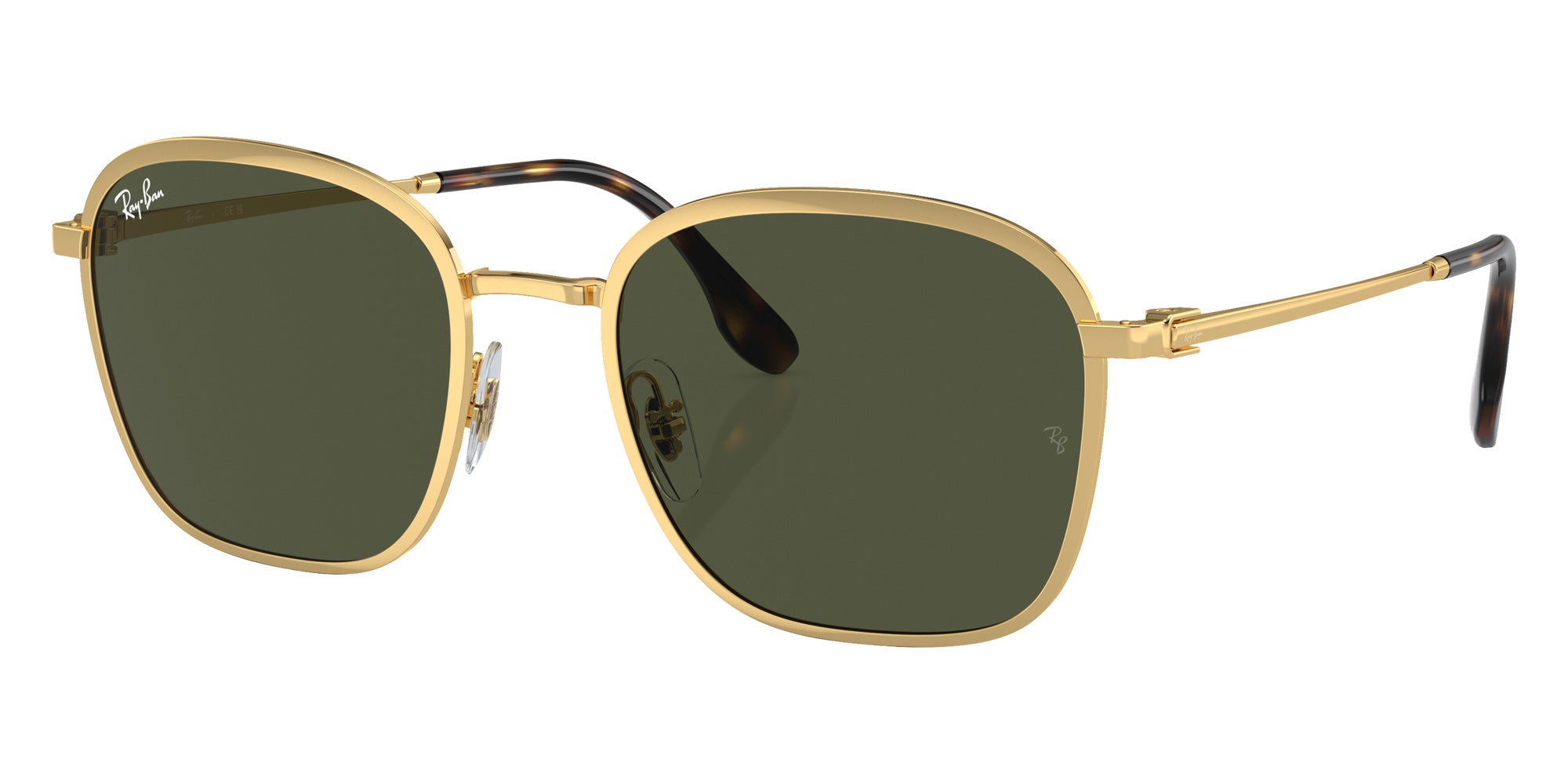 Ray-Ban RB3720 001/31 55 - Arista Gold / Green #id:rb372000131_s:100105