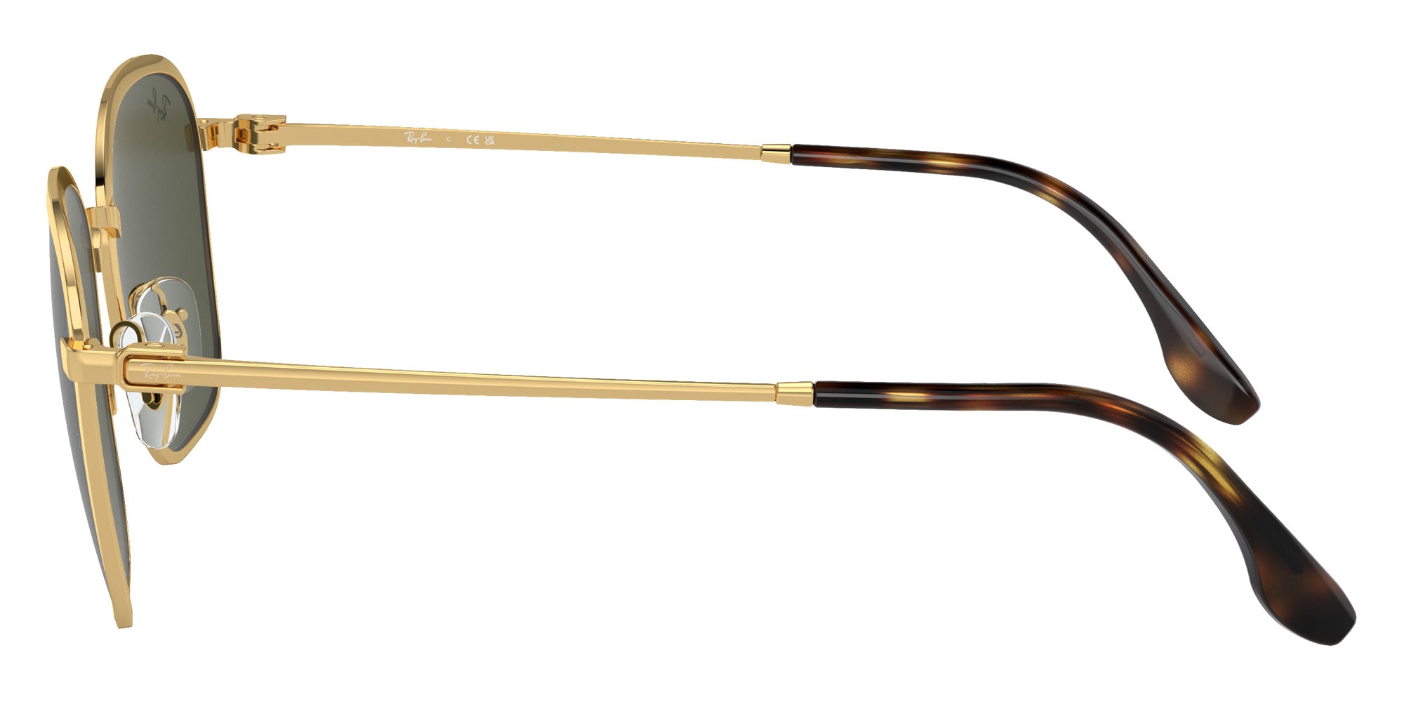 Ray-Ban RB3720 001/31 55 - Arista Gold / Green #id:rb372000131_s:100110