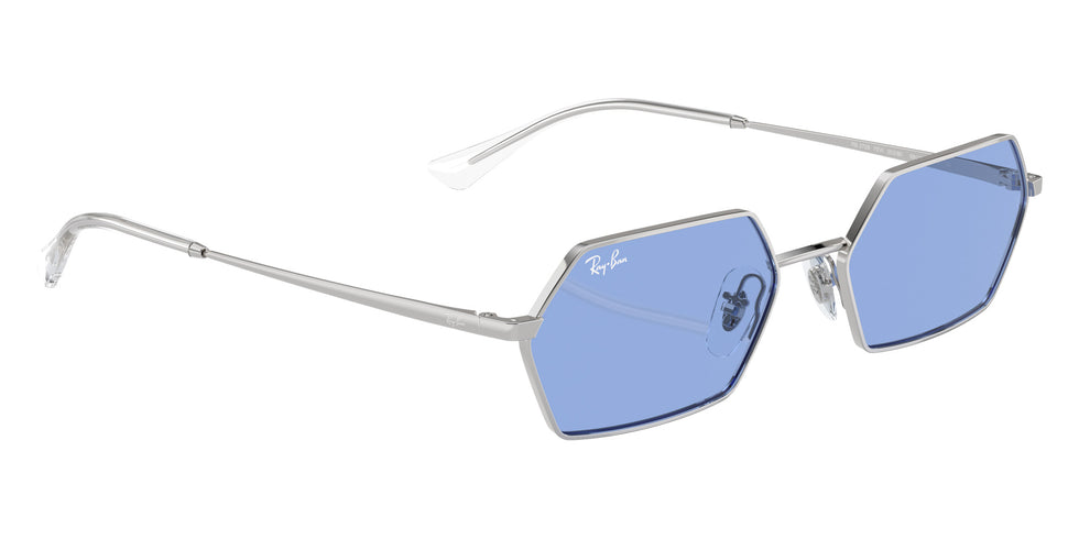 Ray-Ban RB3728 Yevi 003/80 55 - Silver / Blue #id:rb372800380_s:100120