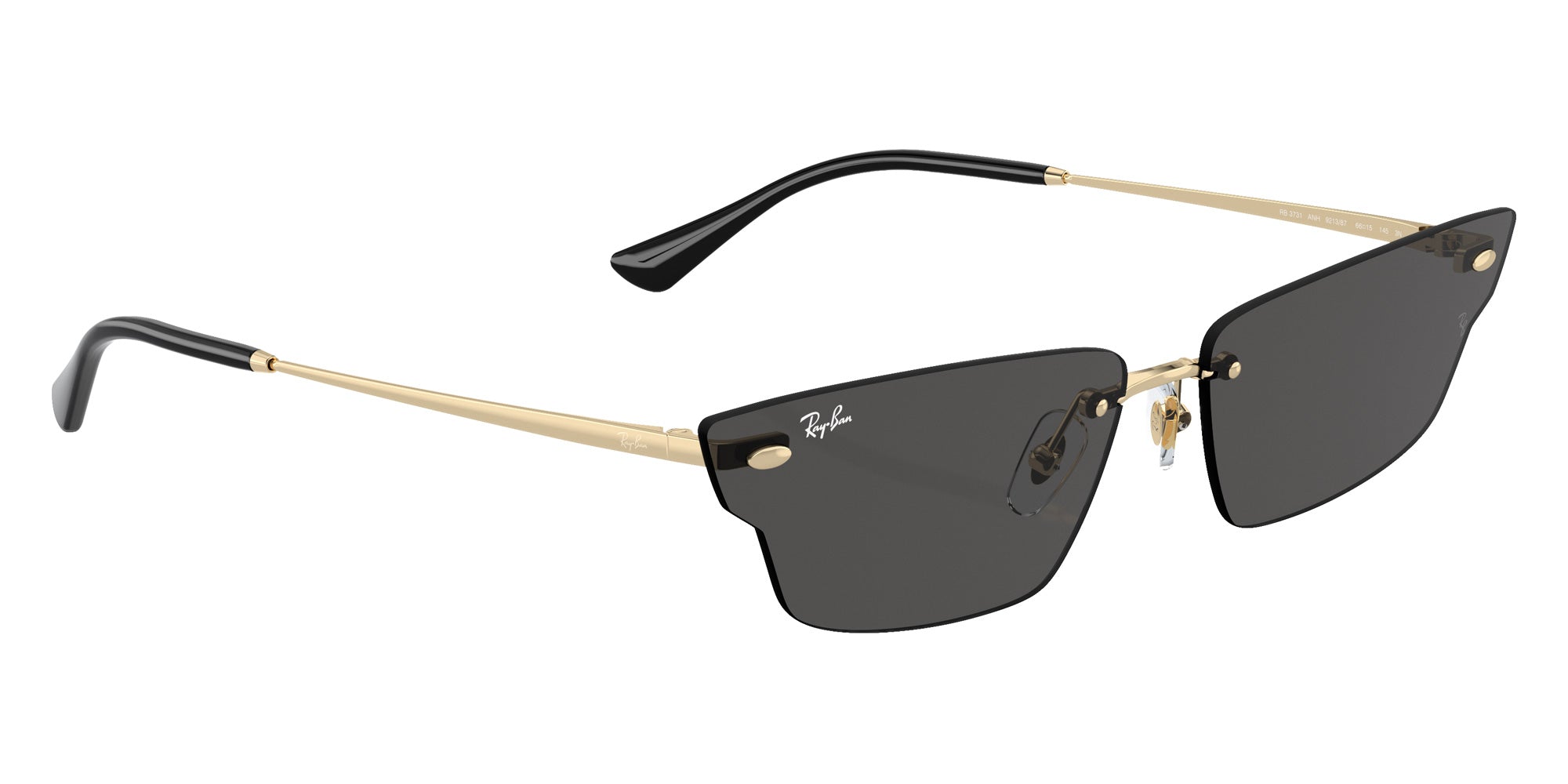 Ray-Ban RB3731 Anh 921387 63 - Light Gold / Dark Gray #id:rb3731921387_s:100120