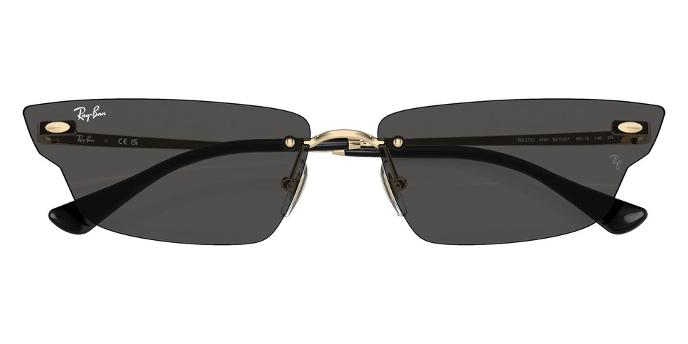 Ray-Ban RB3731 Anh 921387 63 - Light Gold / Dark Gray #id:rb3731921387_s:100125