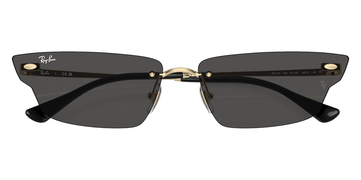 Ray-Ban RB3731 Anh 921387 66 - Light Gold / Dark Gray #id:rb3731921387_s:100125