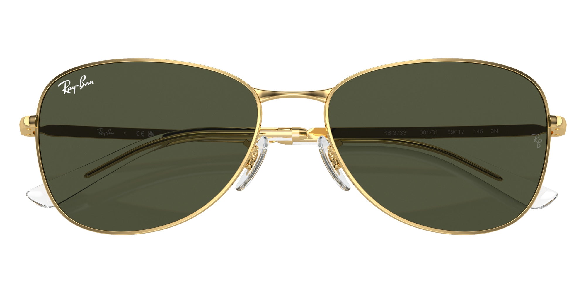 Ray-Ban RB3733 001/31 56 - Arista Gold / Green #id:rb373300131_s:100125